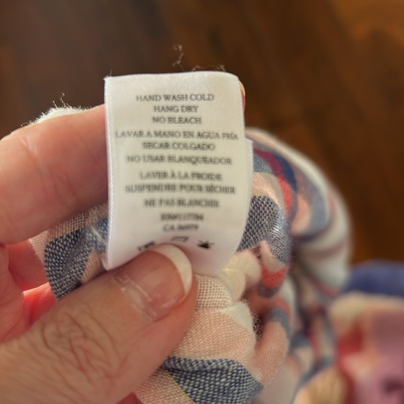 Rails plaid button up striped with metallic shirt size M - Picture 7 of 8